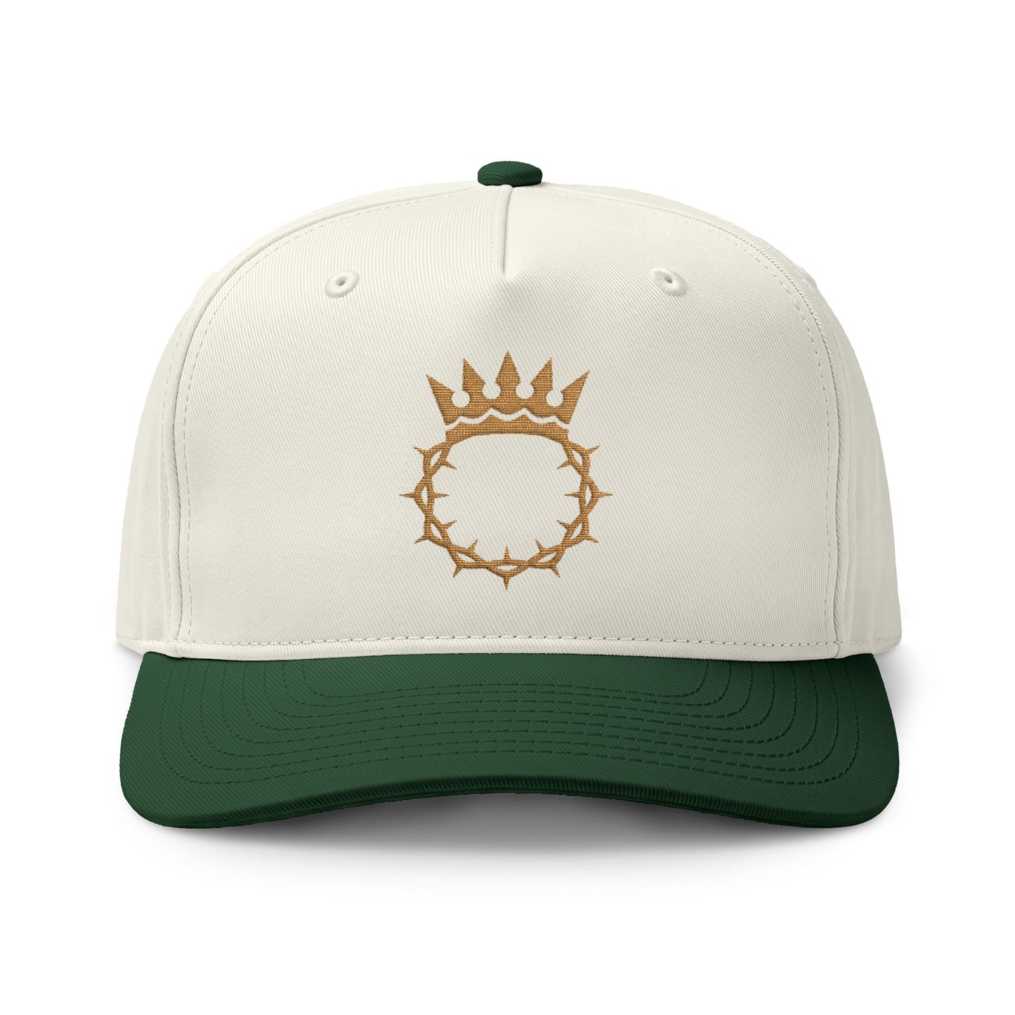 Embroidered Crown of Thorns Two-Tone Cap