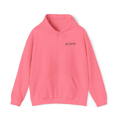 GO FORTH EMBROIDERED LIGHT Unisex Heavy Blend™ Hooded Sweatshirt