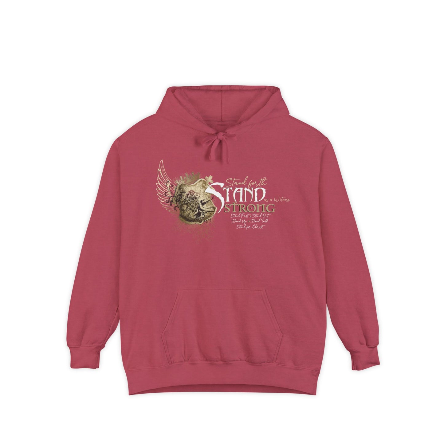 STAND STRONG Unisex Garment-Dyed Hoodie