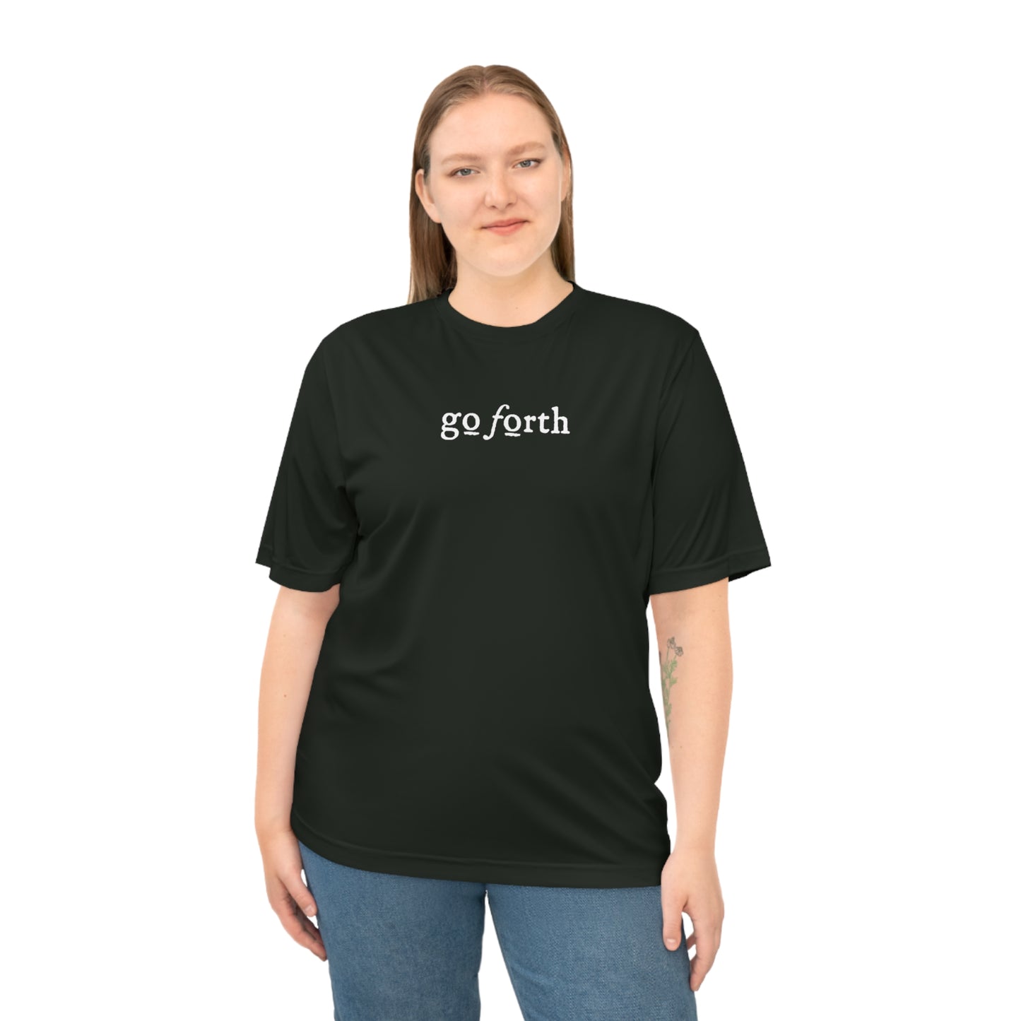 UNDAUNTED Unisex Zone Performance T-shirt