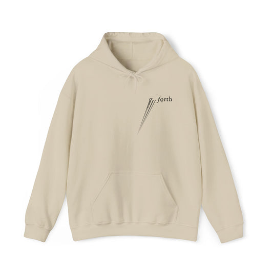 GO FORTH EMBROIDERED LIGHT Unisex Heavy Blend™ Hooded Sweatshirt