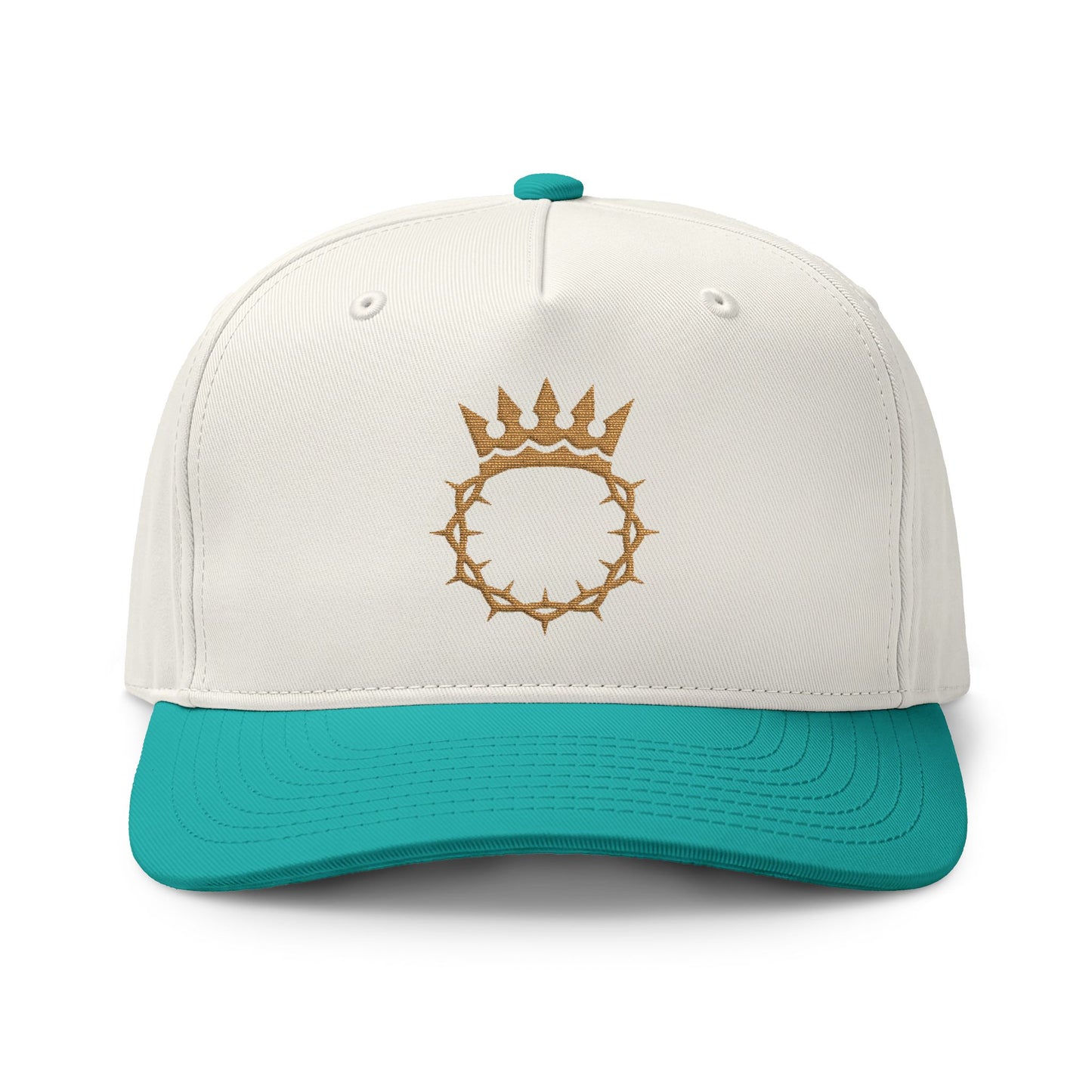 Embroidered Crown of Thorns Two-Tone Cap