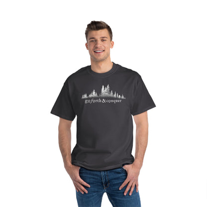 GO FORTH AND CONQUER ADVENTURE T-shirt