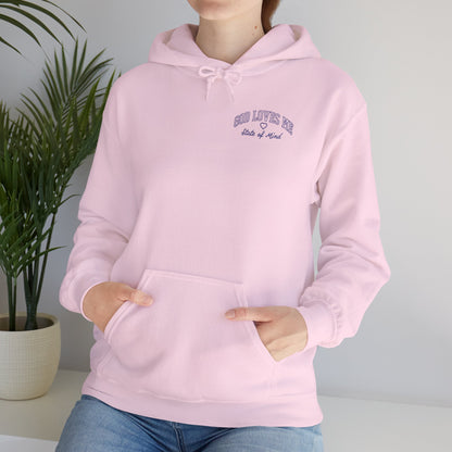 GOD LOVES ME STATE OF MIND Hoodie - Christian Apparel