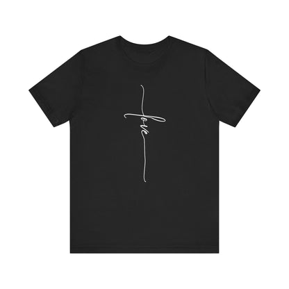 LOVE Cross Unisex Tee Shirt.