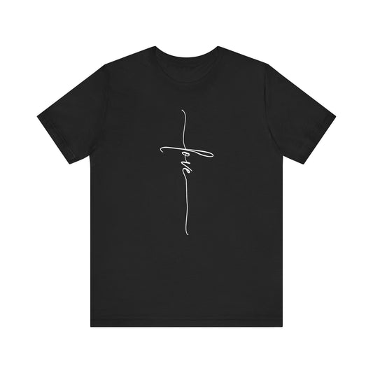 LOVE Cross Unisex Tee Shirt.