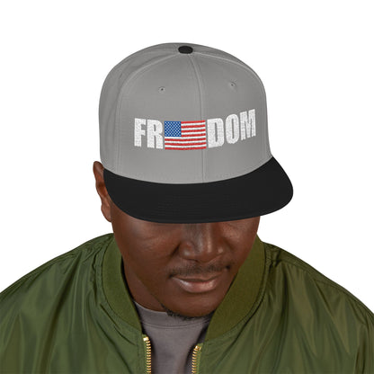 FREEDOM Embroidered Snapback hat