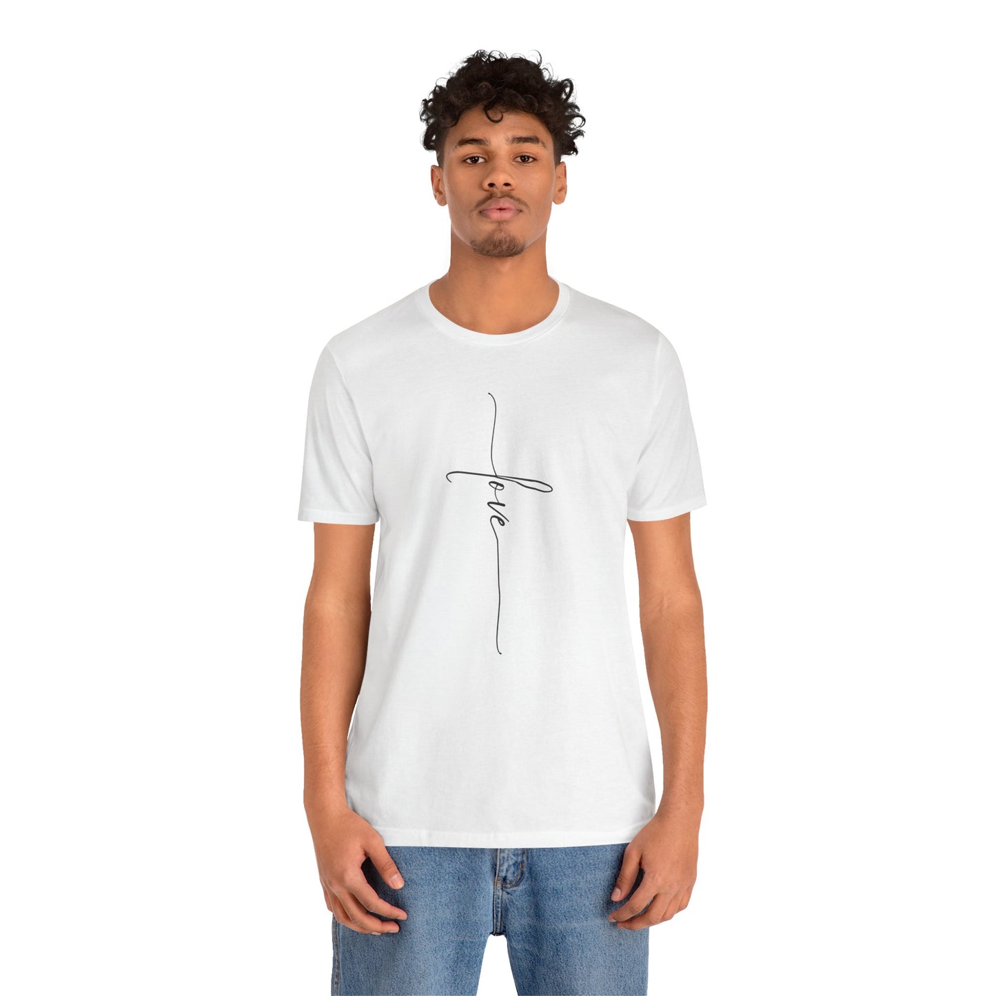 LOVE Cross Unisex Tee Shirt.