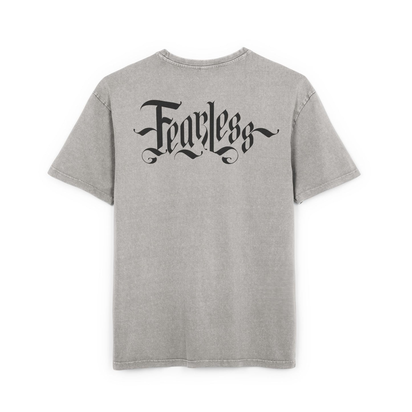 FEARLESS - oversized Acid Washed Tee for Men