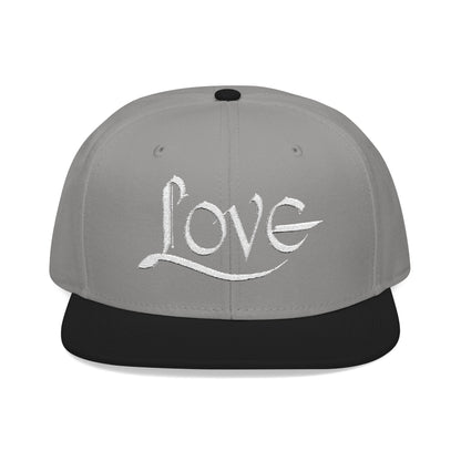 LOVE Embroidered Snapback Hat