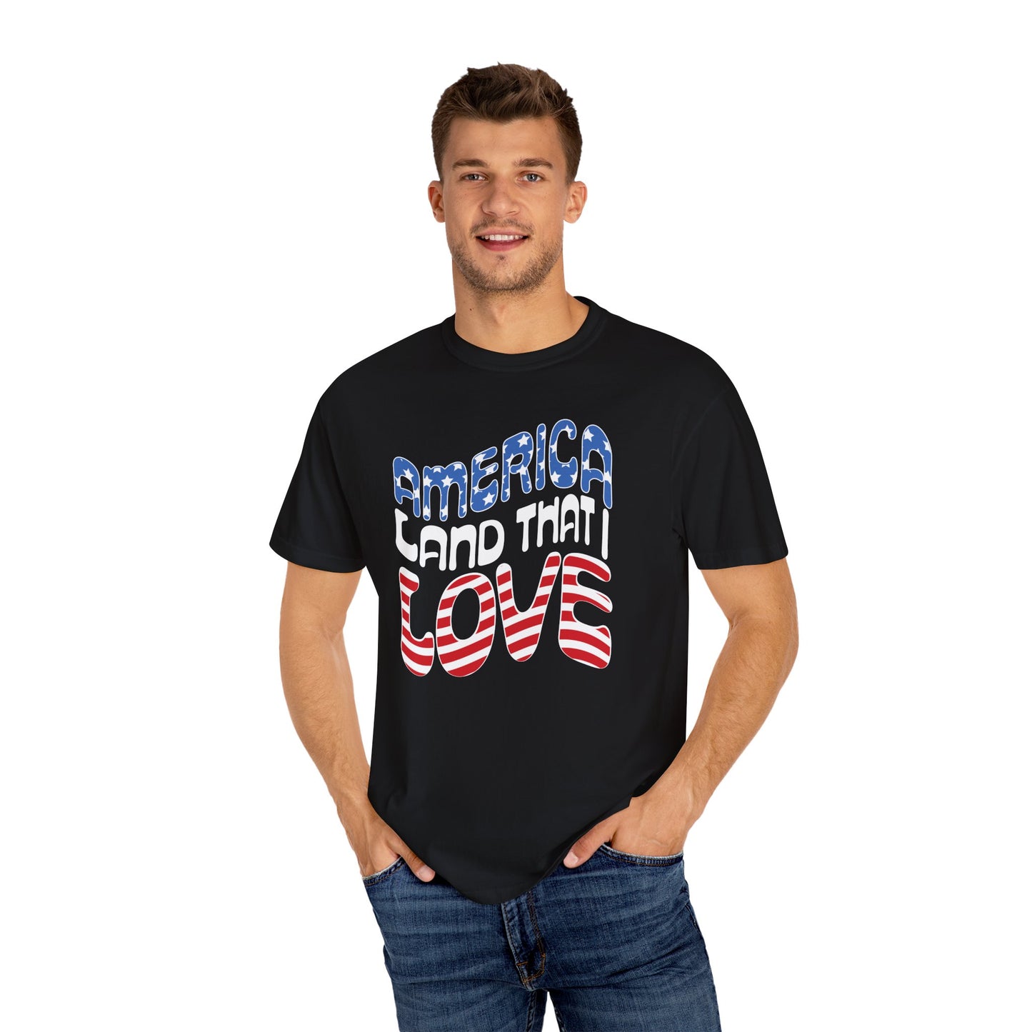 AMERICA LAND THAT I LOVE - Patriotic T-Shirt