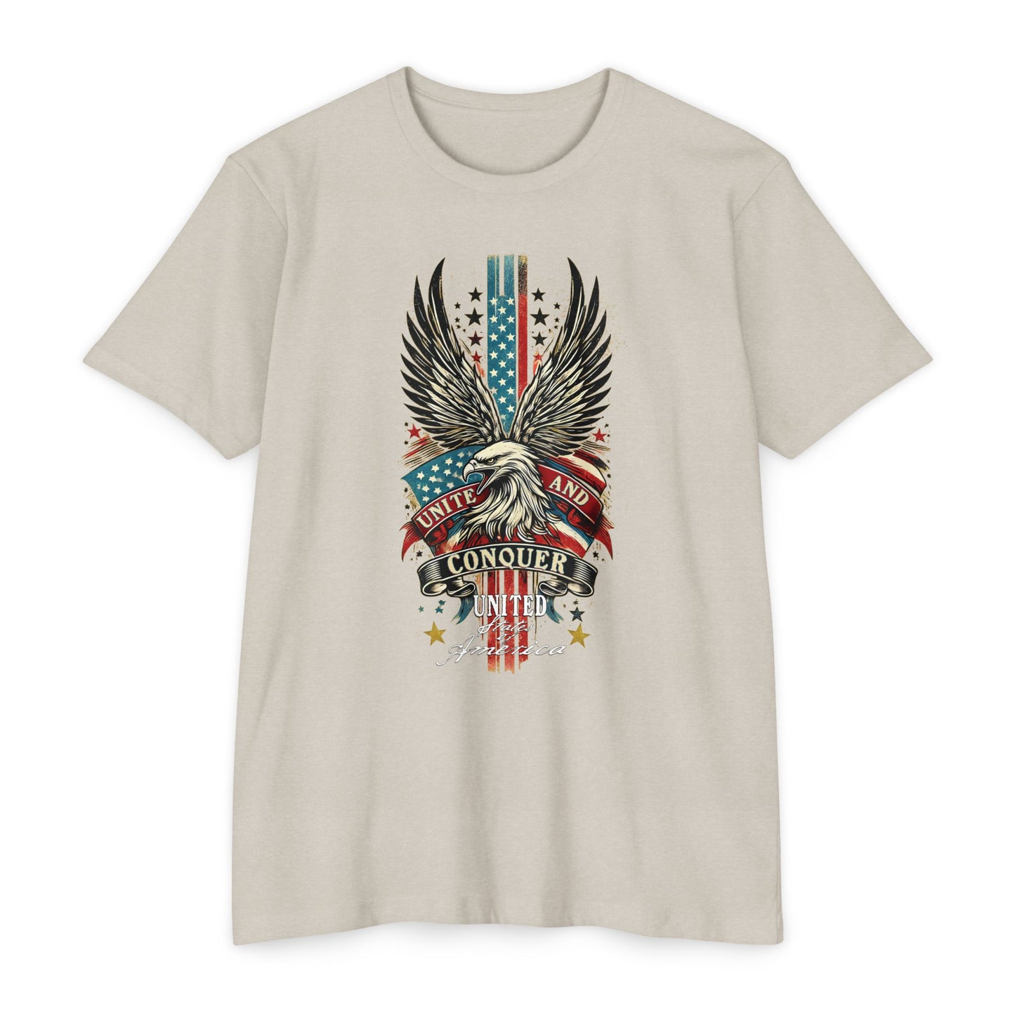 UNITE AND CONQUER  Unisex CVC Jersey T-shirt