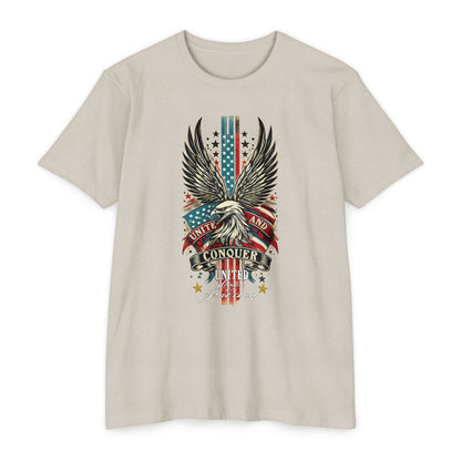 UNITE AND CONQUER  Unisex CVC Jersey T-shirt