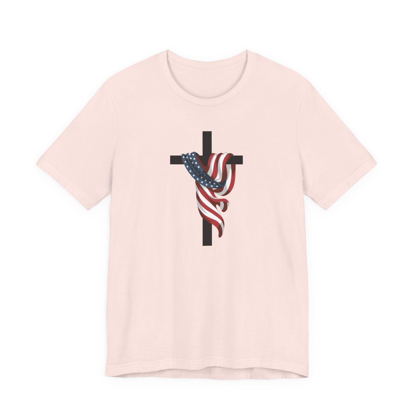 Patriotic Cross Unisex Tee Shirt
