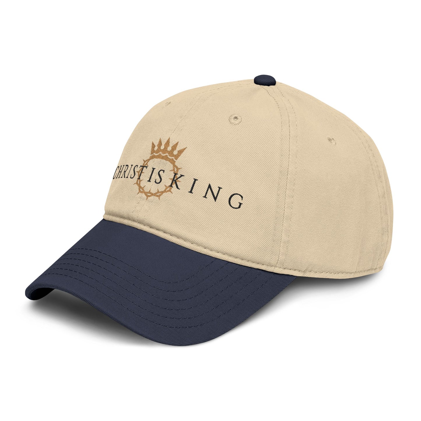 Christ Is King Embroidered Baseball Cap — 'Go Forth' Hat