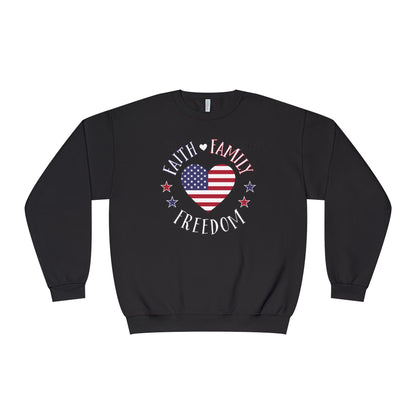 FAITH FAMILY FREEDOM SWEATSHIRT Unisex Crewneck Sweatshirt