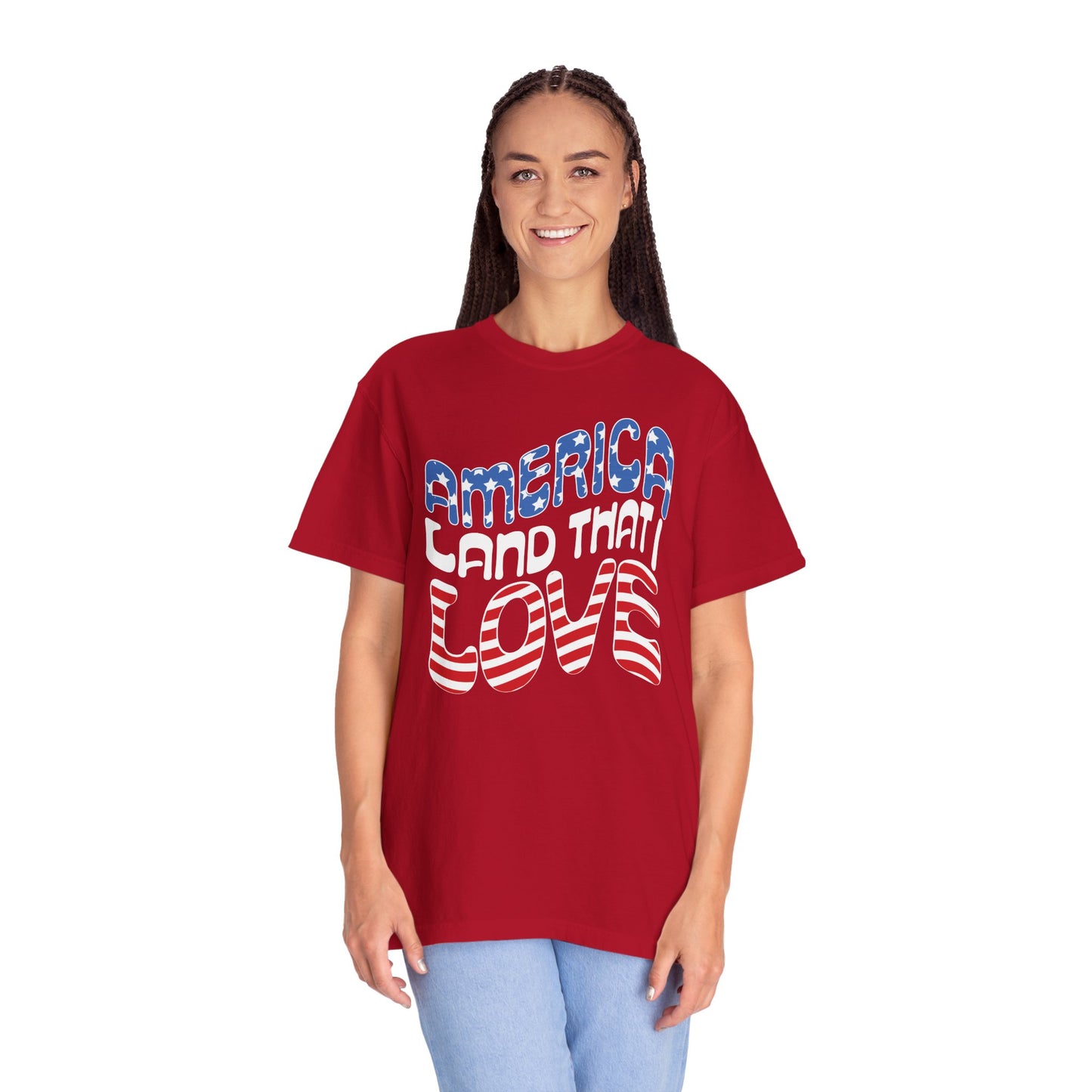 AMERICA LAND THAT I LOVE - Patriotic T-Shirt