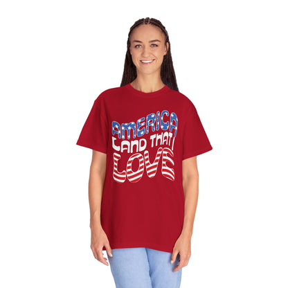 AMERICA LAND THAT I LOVE - Patriotic T-Shirt