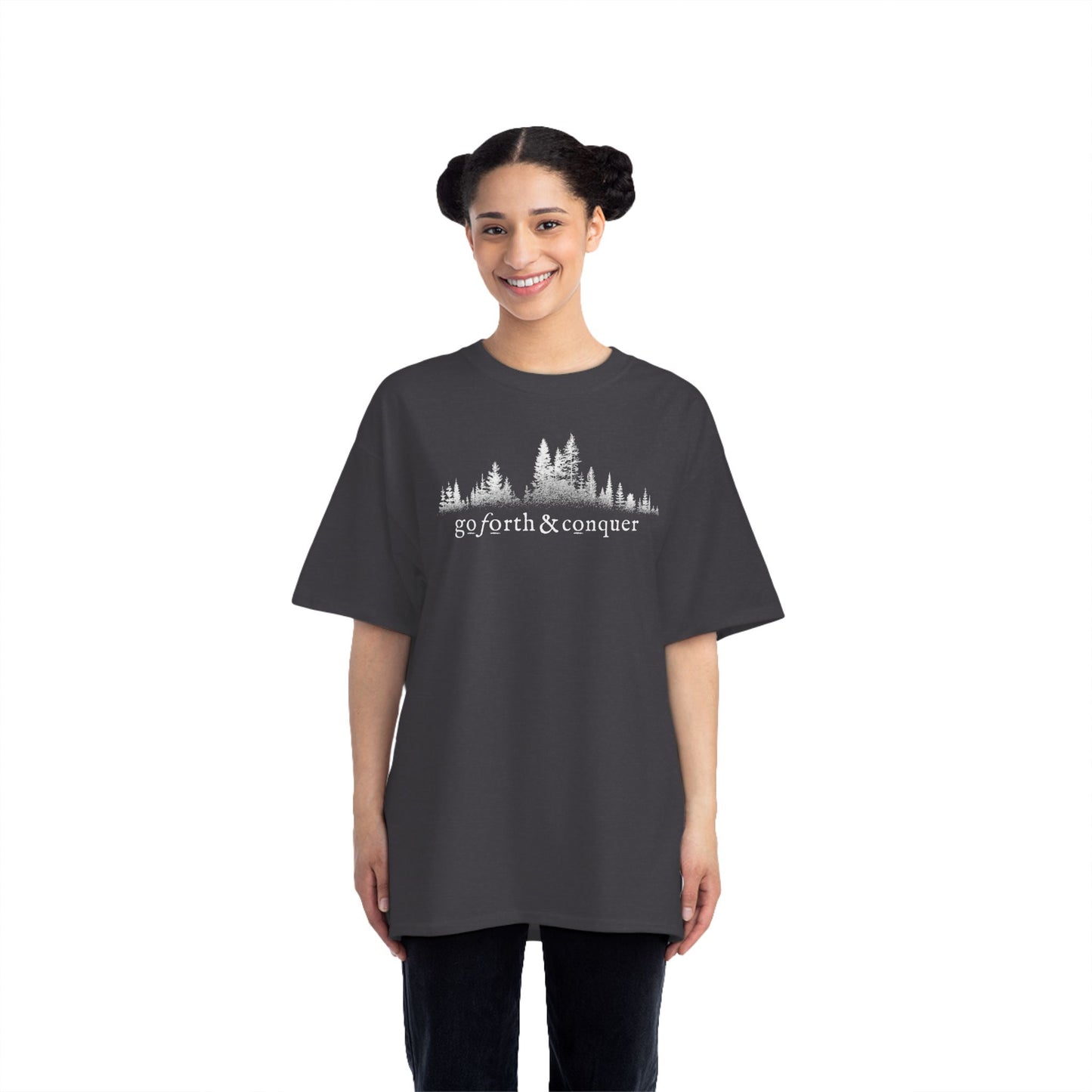 GO FORTH AND CONQUER ADVENTURE T-shirt