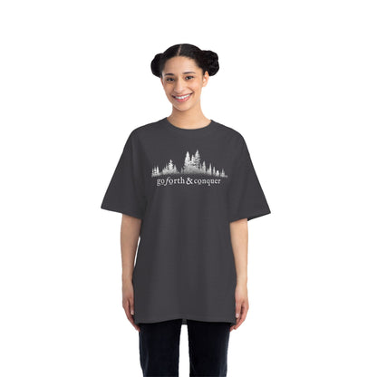 GO FORTH AND CONQUER ADVENTURE T-shirt