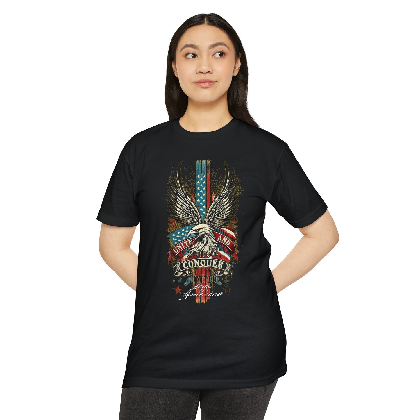 UNITE AND CONQUER  Unisex CVC Jersey T-shirt