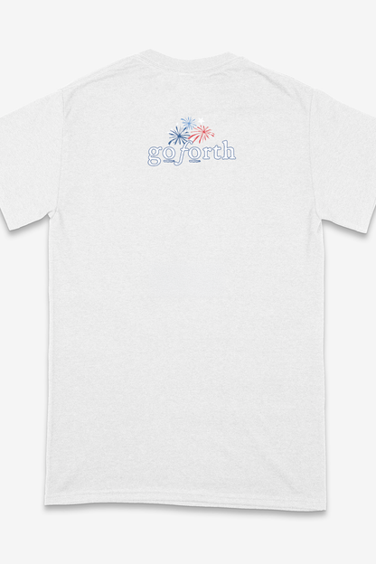 USA STARS And FIREWORKS T-SHIRT