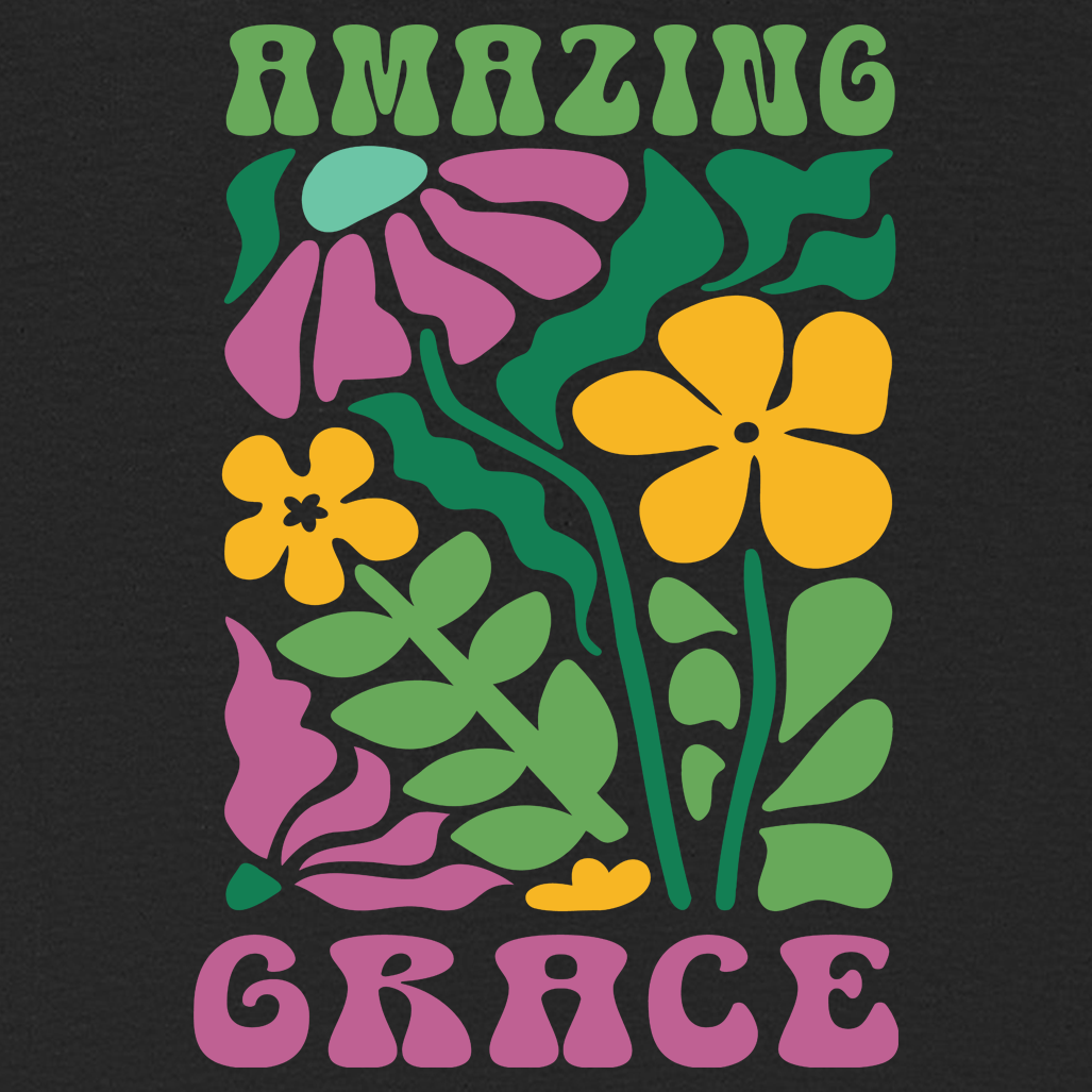AMAZING GRACE FLORAL - T SHIRT