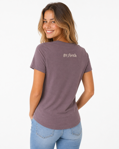 WALKING BY FAITH (tripping constantly) T-SHIRT