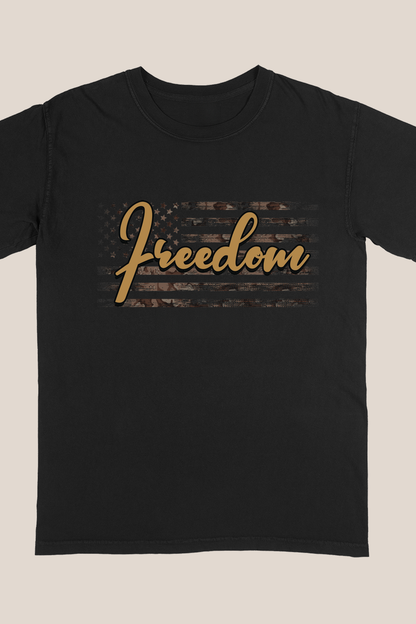 FREEDOM VINTAGE FLAG T-shirt