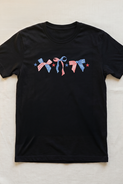 PATRIOTIC BOW T-shirt