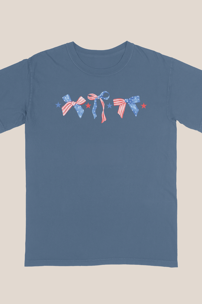 PATRIOTIC BOW T-shirt