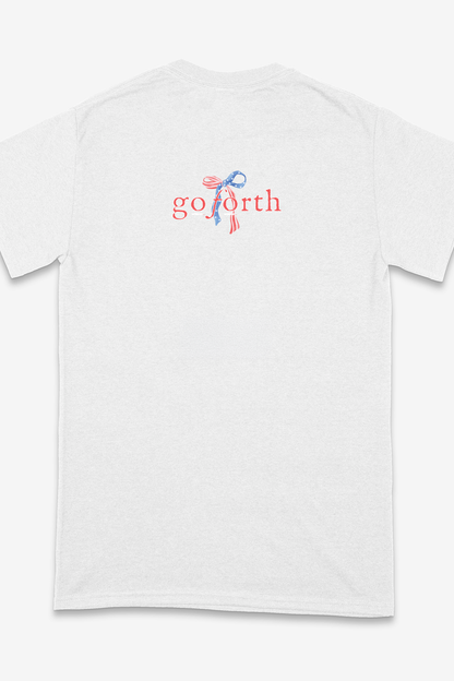PATRIOTIC BOW T-shirt