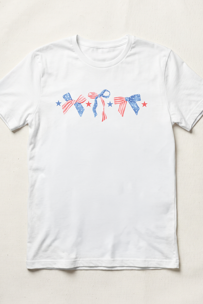 PATRIOTIC BOW T-shirt