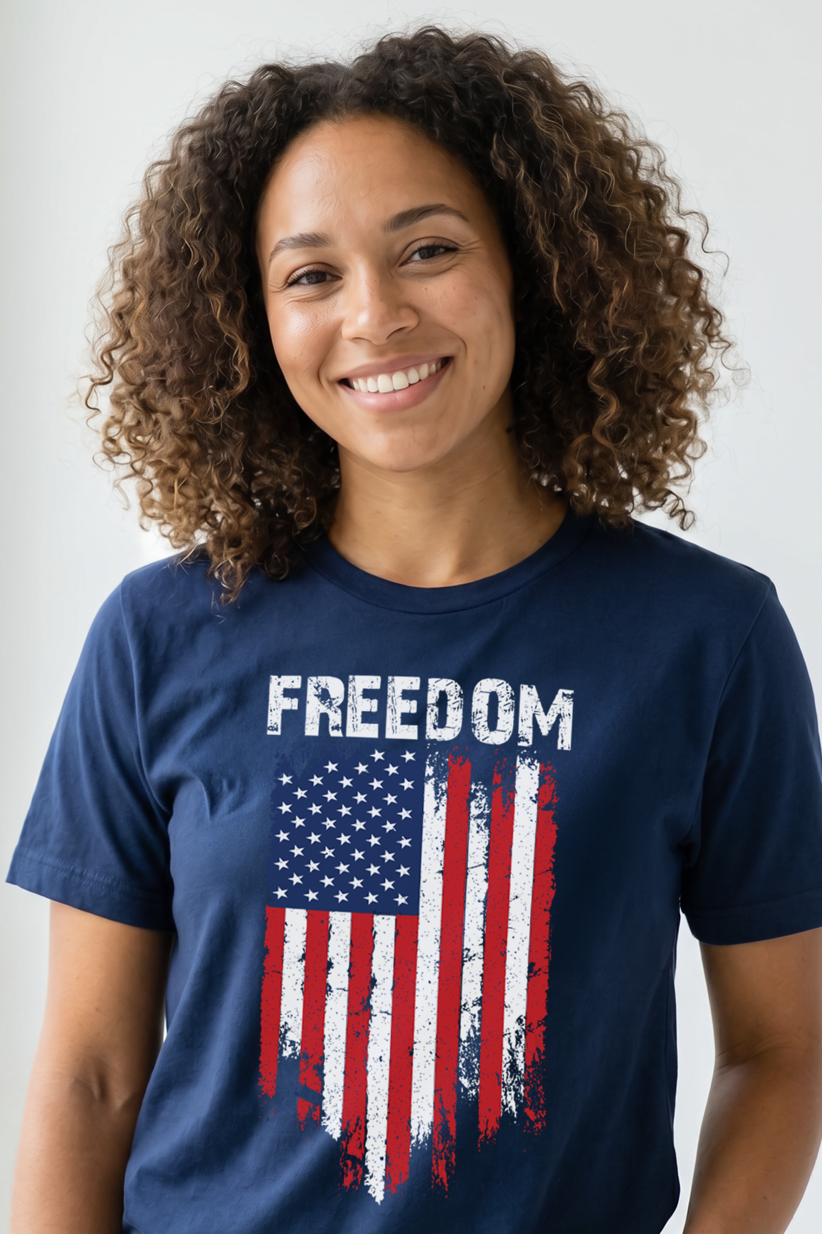 FREEDOM VINTAGE FLAG T-shirt