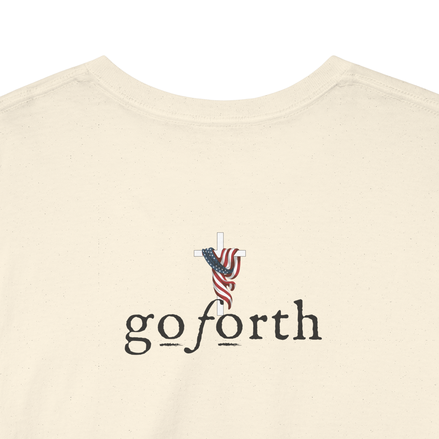 ONE NATION UNDER GOD FLAG CROSS T-shirt