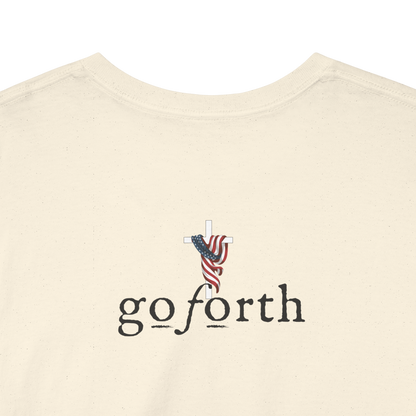 ONE NATION UNDER GOD FLAG CROSS T-shirt