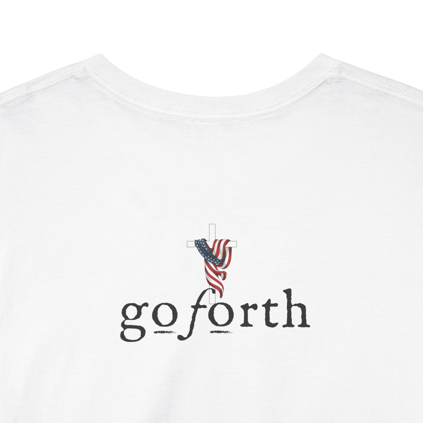 ONE NATION UNDER GOD FLAG CROSS T-shirt