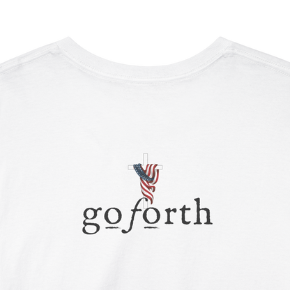 ONE NATION UNDER GOD FLAG CROSS T-shirt