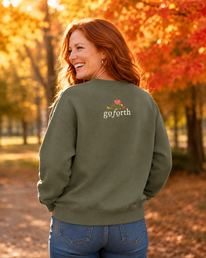 LOVED BY THE FATHER CREWNECK SWEATSHIRT