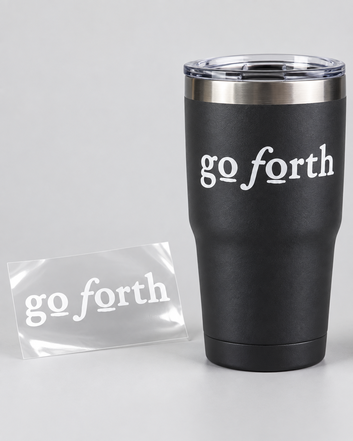 Go Forth UV decal