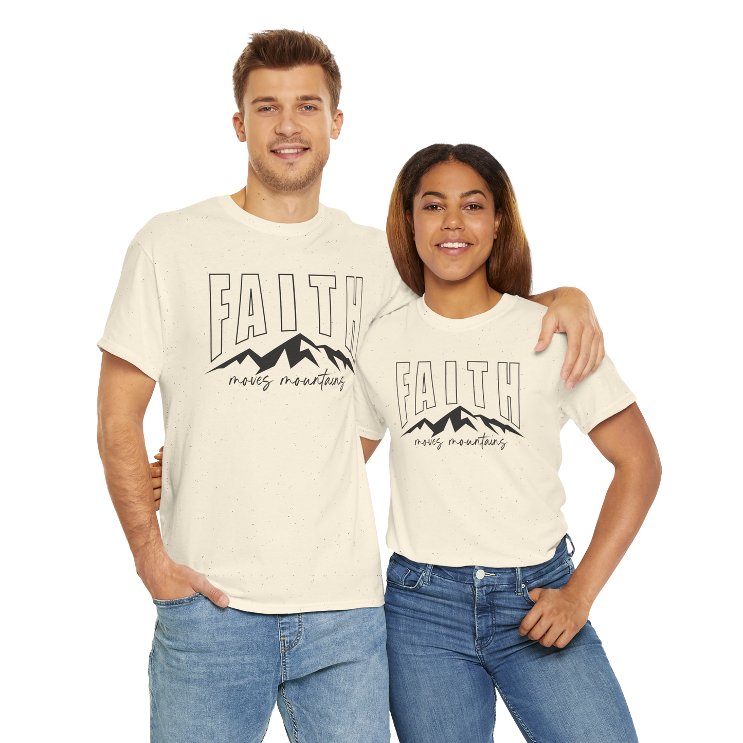 FAITH MOVES MOUNTAINS 2 Unisex T-shirt