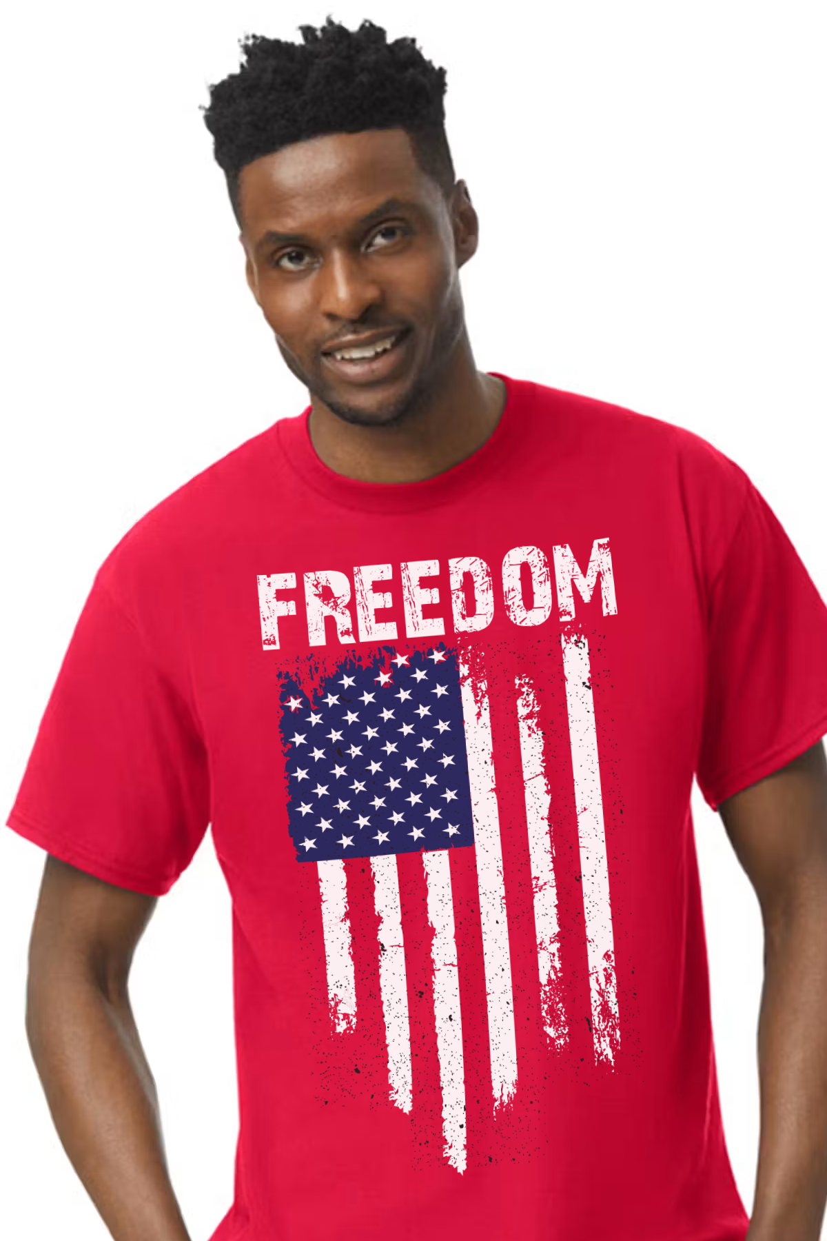 FREEDOM DISTRESSED FLAG T-shirt