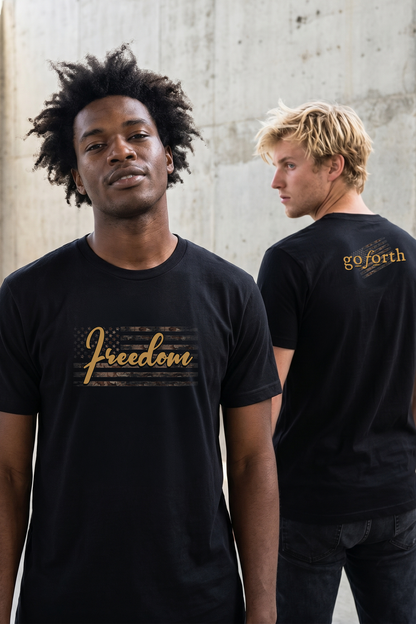 FREEDOM VINTAGE FLAG T-shirt