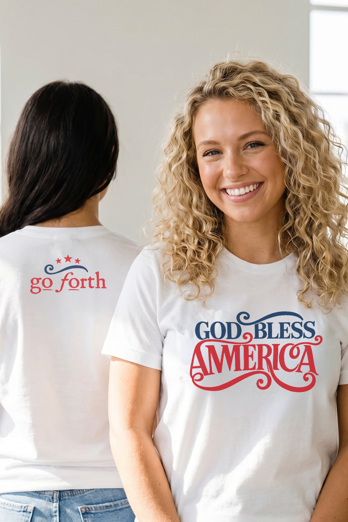GOD BLESS AMERICA 2 T-SHIRT