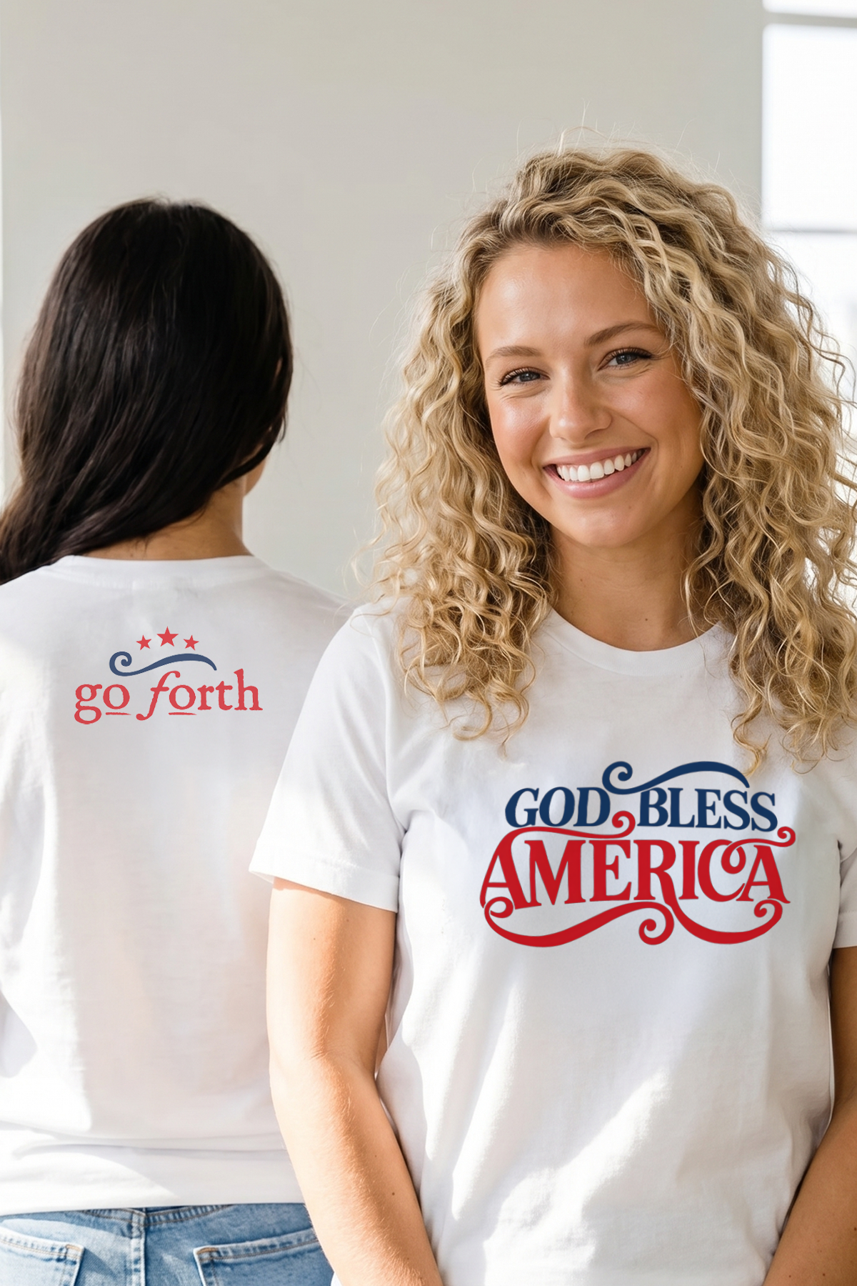 GOD BLESS AMERICA 2 T-SHIRT