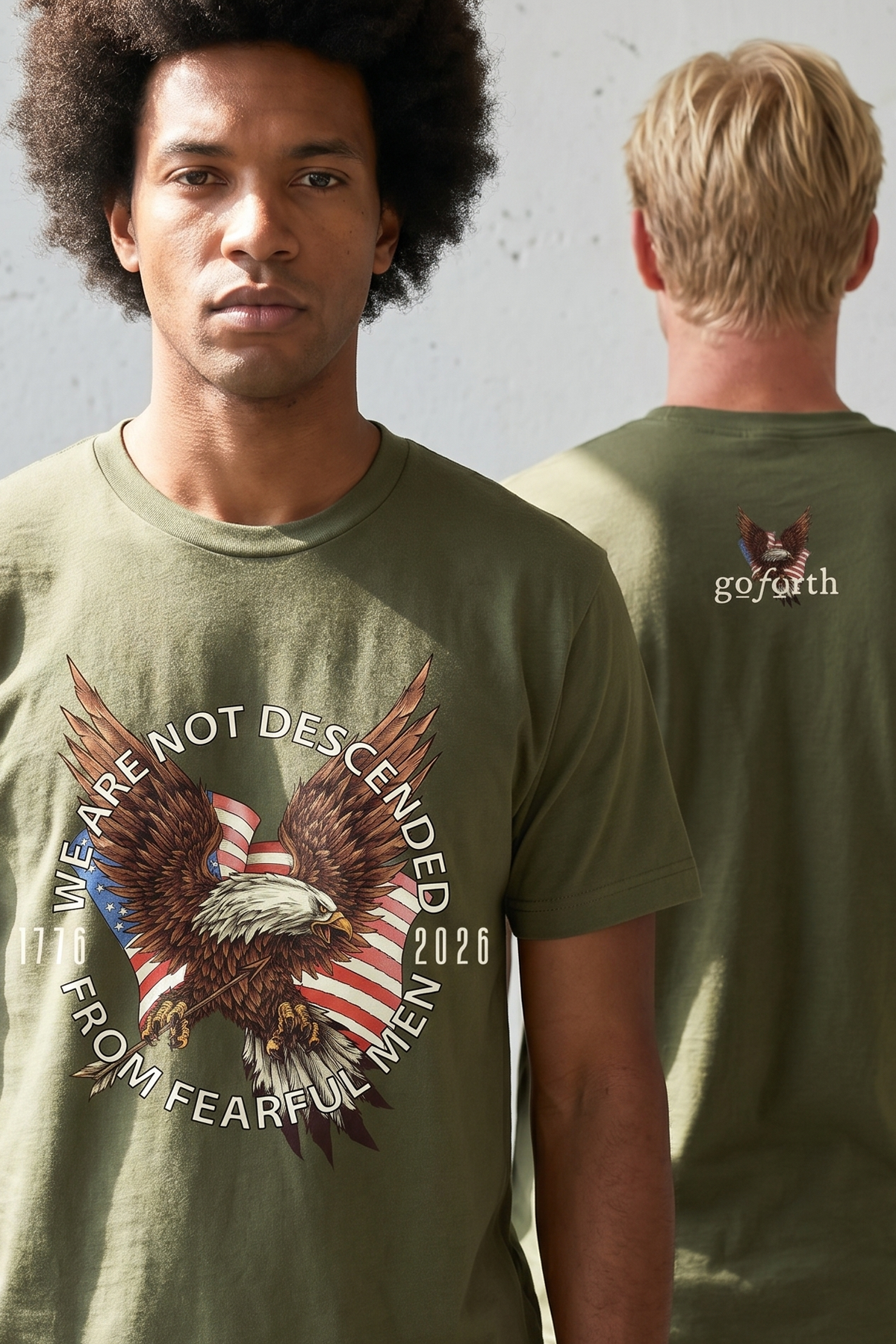 WE ARE NOT DESCENDED FROM FEARFUL MEN T-shirt