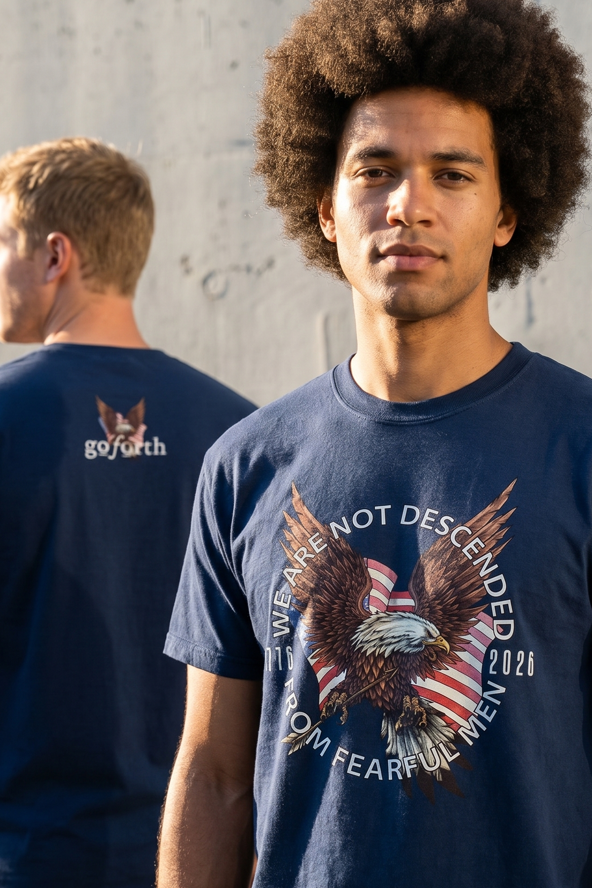 WE ARE NOT DESCENDED FROM FEARFUL MEN T-shirt