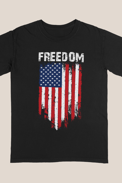 FREEDOM VINTAGE FLAG T-shirt
