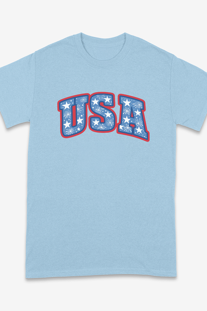 USA STARS And FIREWORKS T-SHIRT