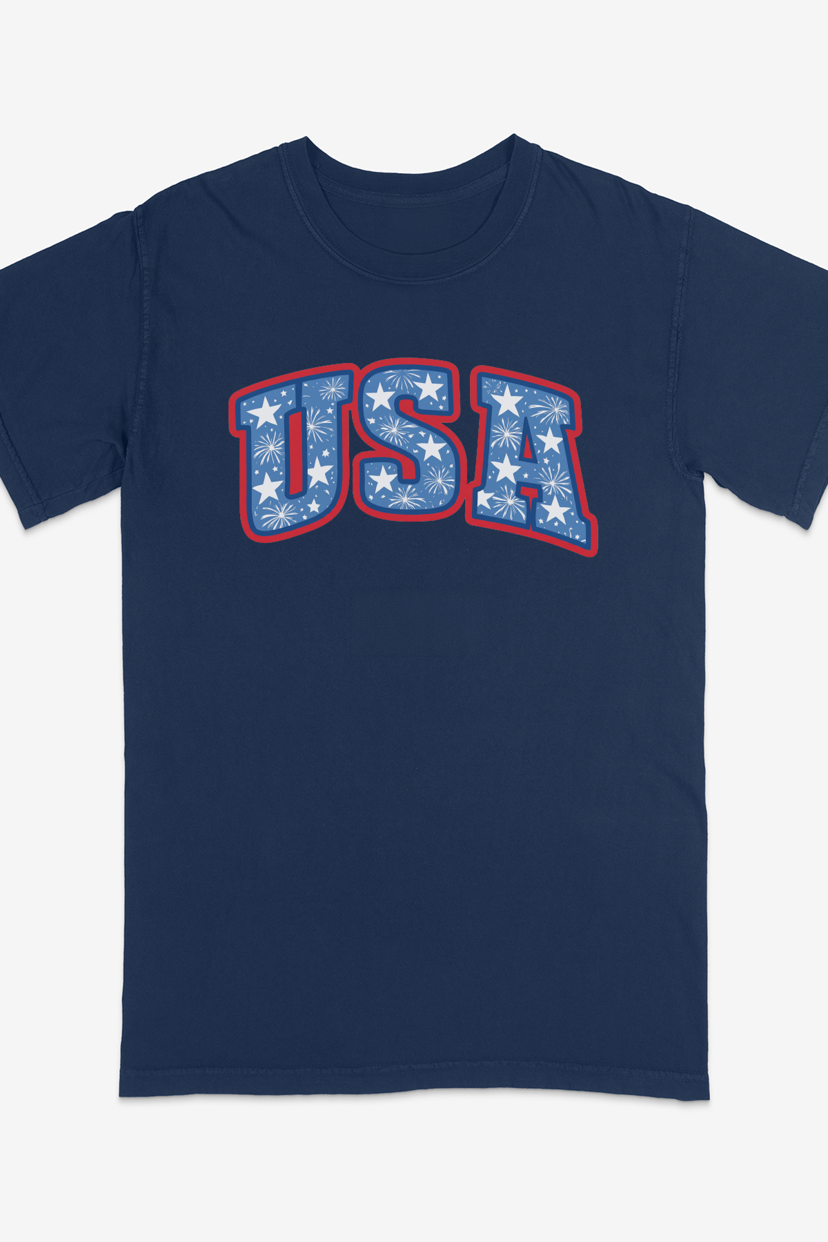 USA STARS And FIREWORKS T-SHIRT